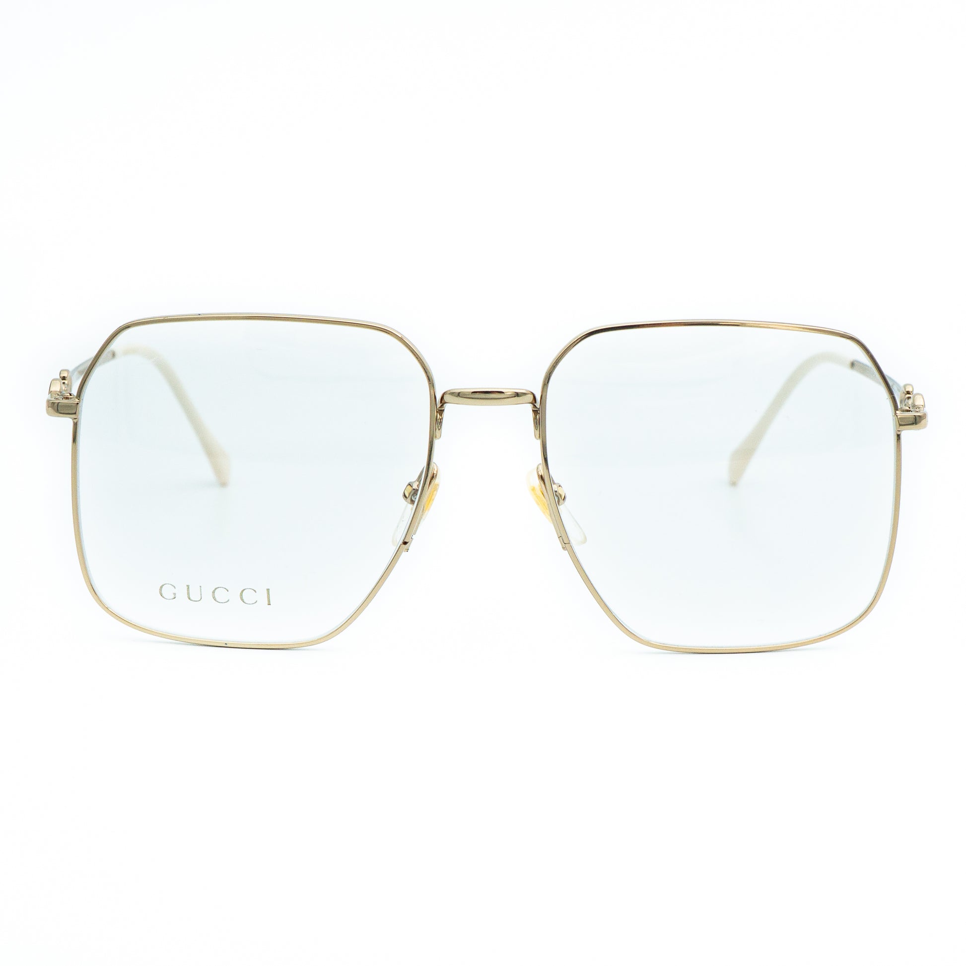 GUCCI GG0952O Gold Metal Oversized Eye Glasses Frame