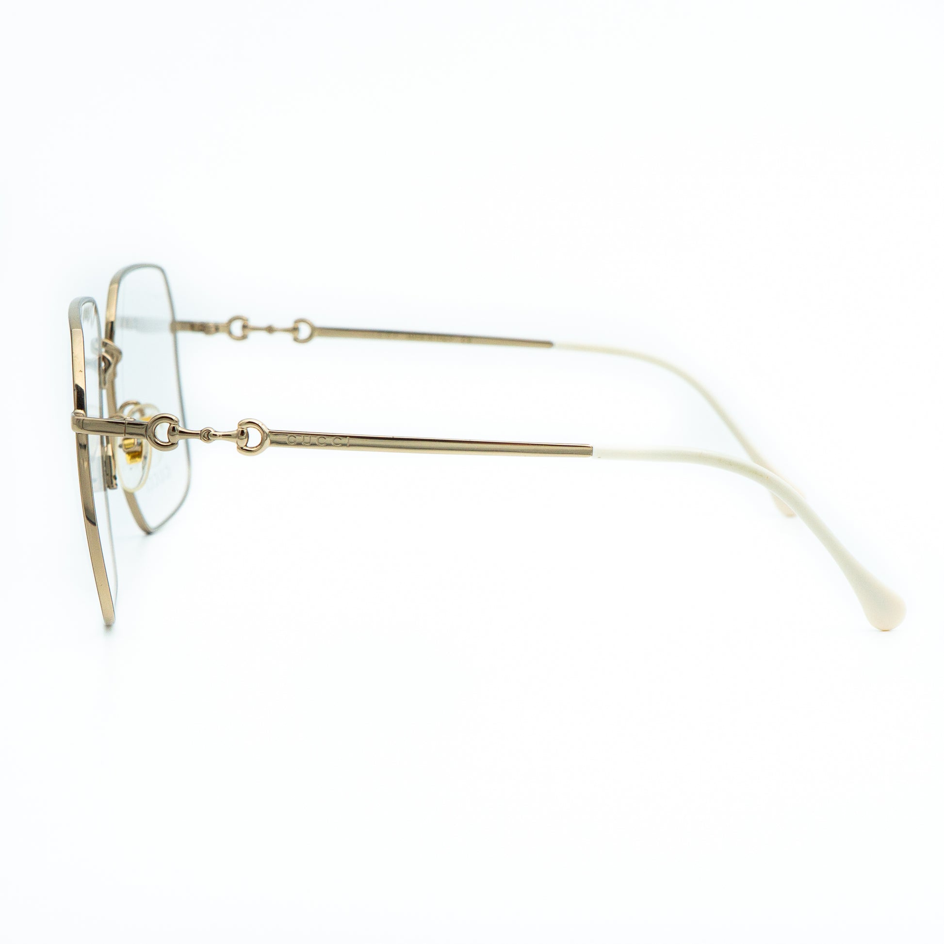 GUCCI GG0952O Gold Metal Oversized Eye Glasses Frame