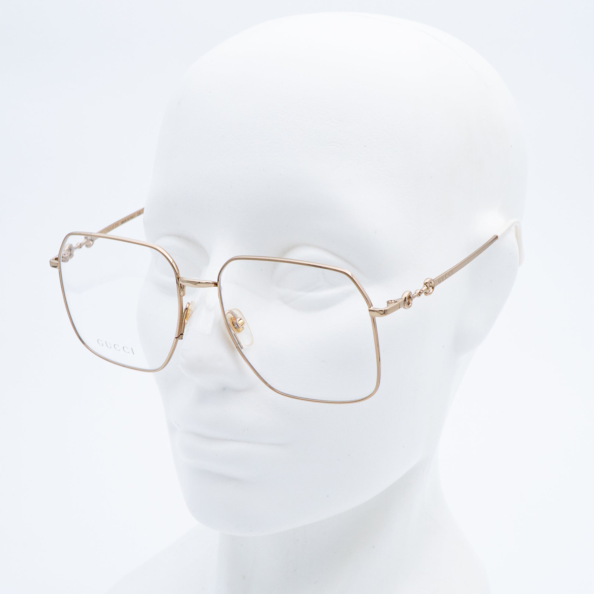 GUCCI GG0952O Gold Metal Oversized Eye Glasses Frame