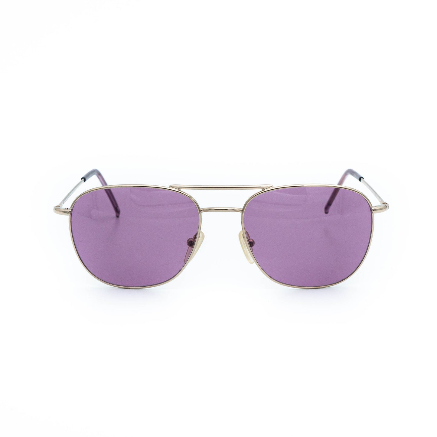 GUCCI GG1286 Gold Purple Aviator Sunglasses Vintage