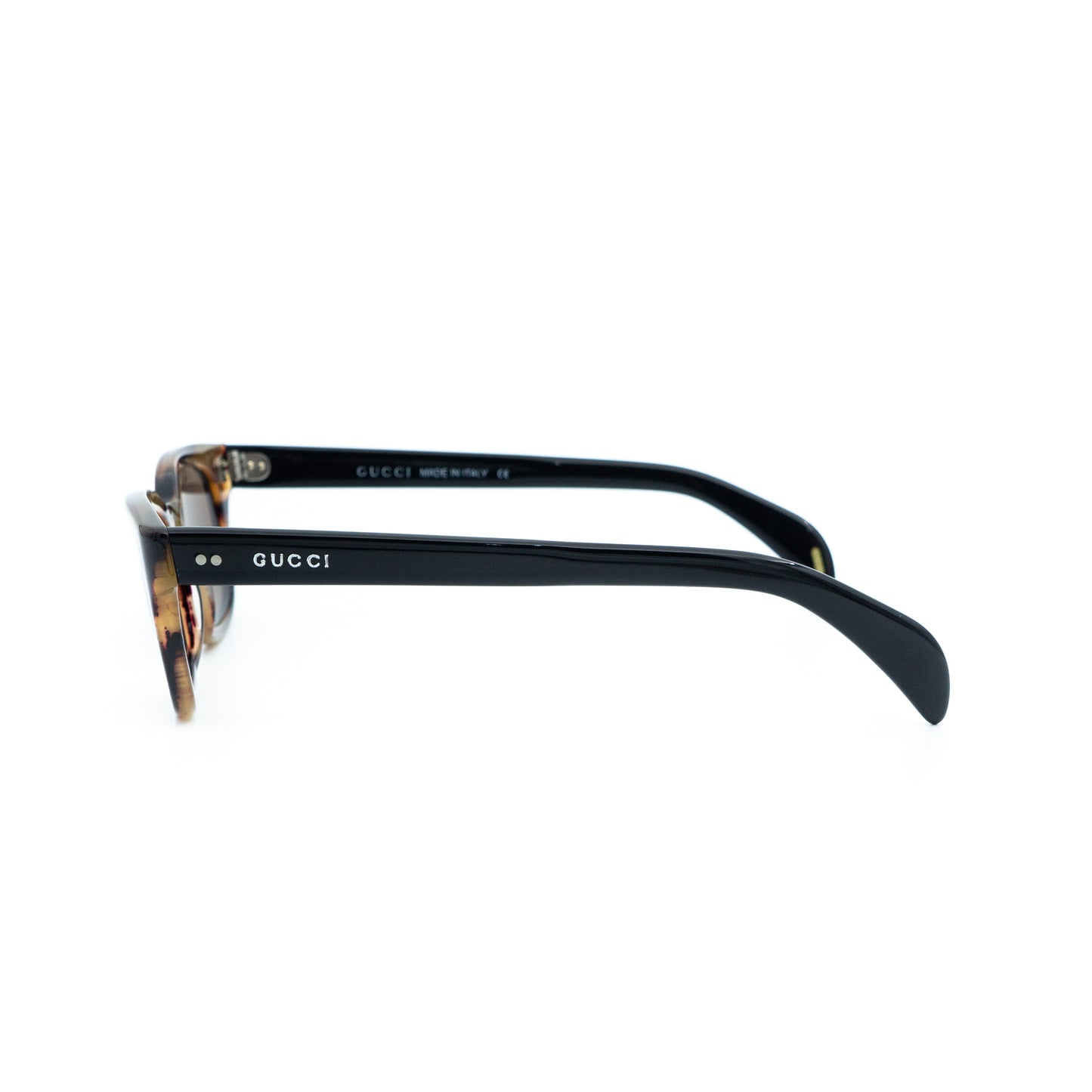 GUCCI GG 1155/S Black Brown Sunglasses Vintage