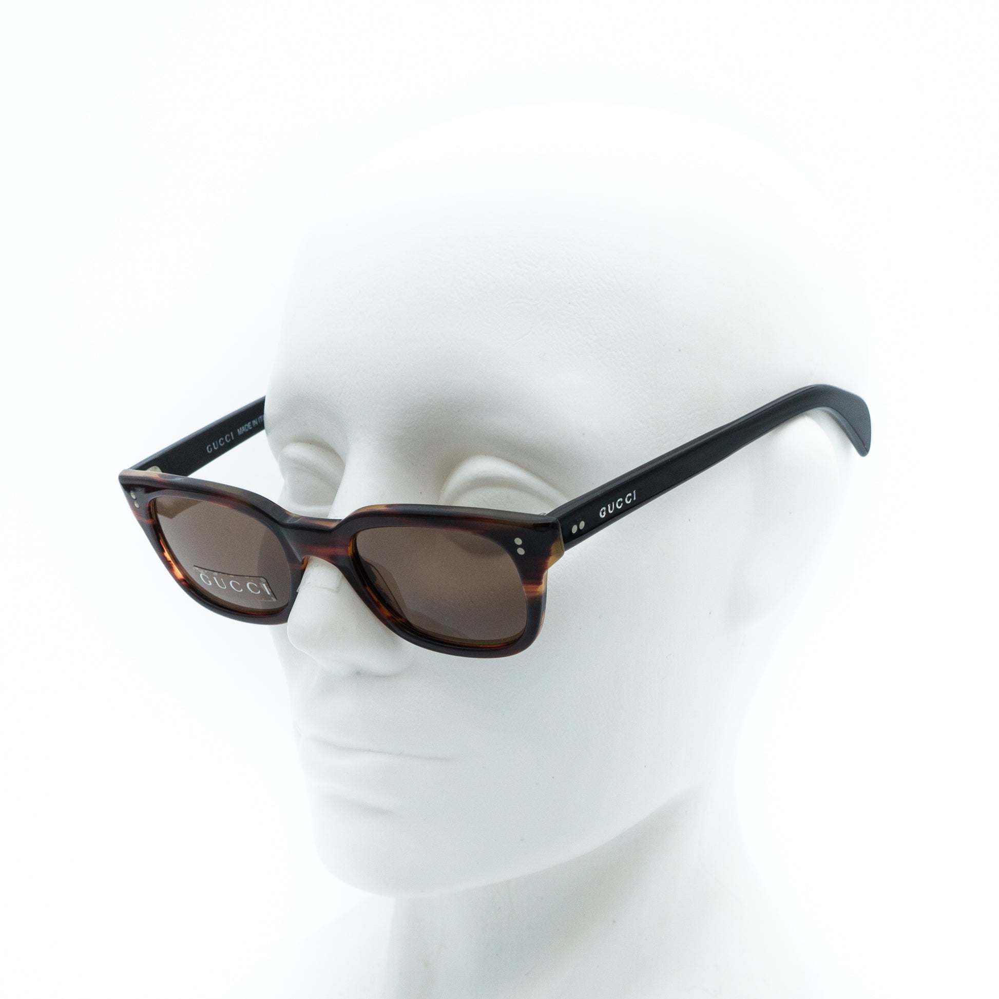 GUCCI GG 1155/S Black Brown Sunglasses Vintage