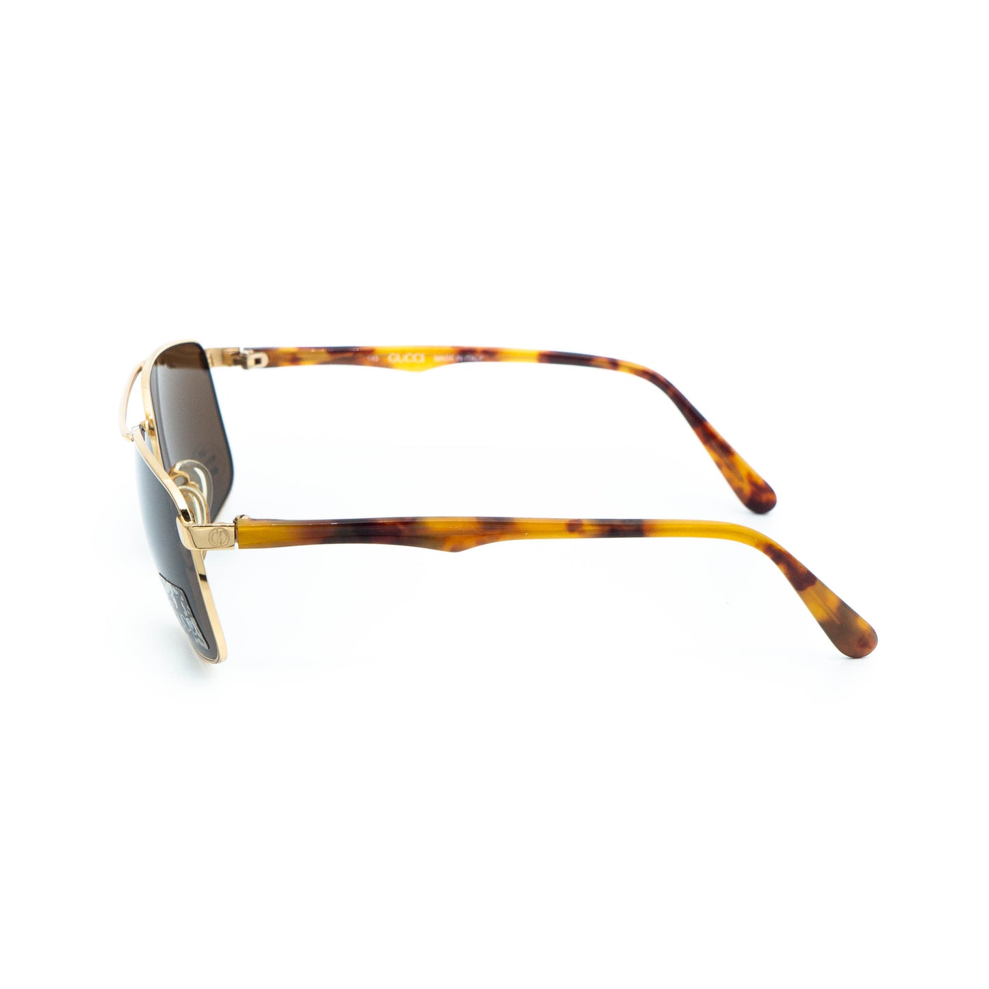 GUCCI  GG 1231/S Gold Brown Tortoise Sunglasses Vintage
