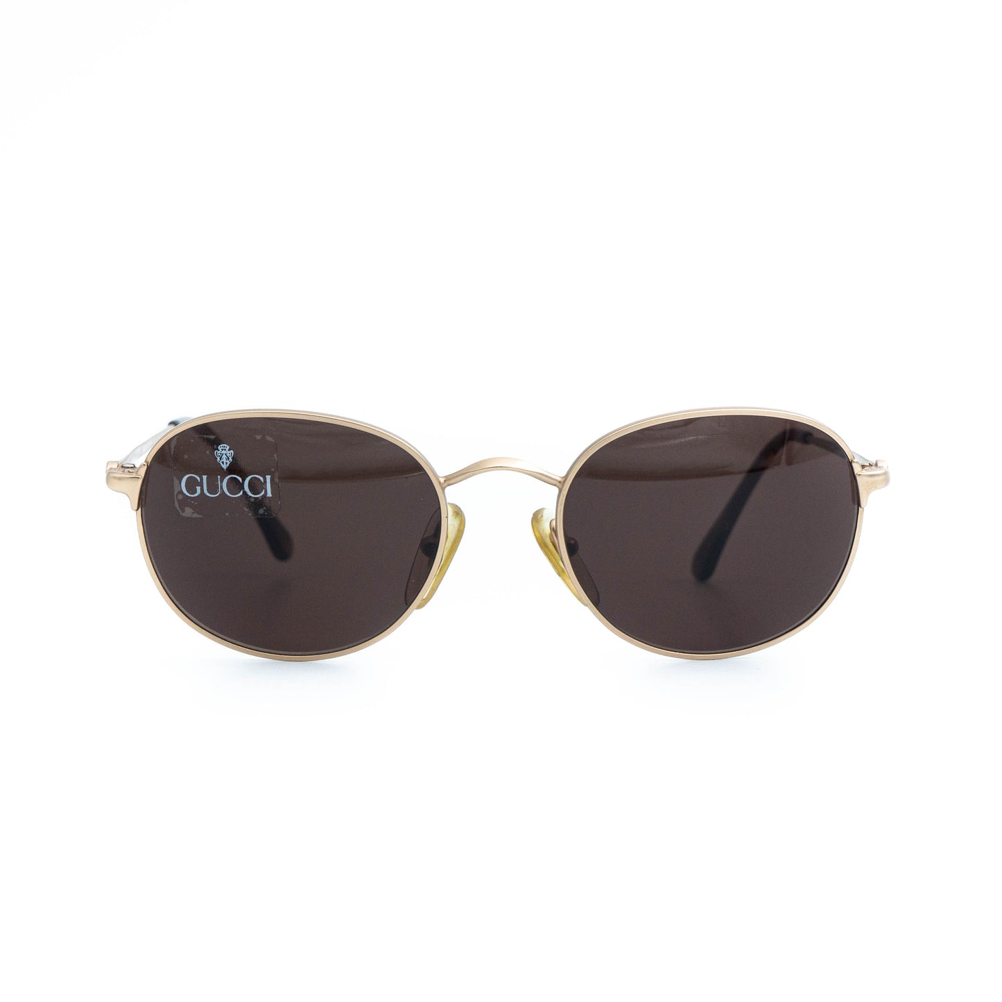 GUCCI GG 1246/S Gold Round Metal Sunglasses Vintage