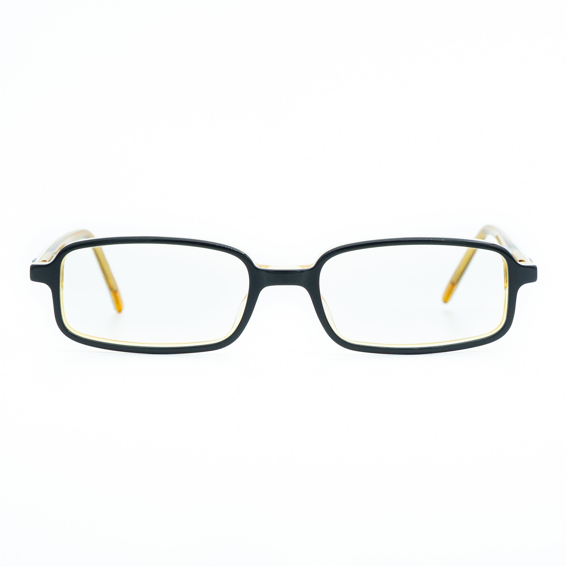 GUCCI GG 1412 Black Yellow Eyeglasses Frame Vintage