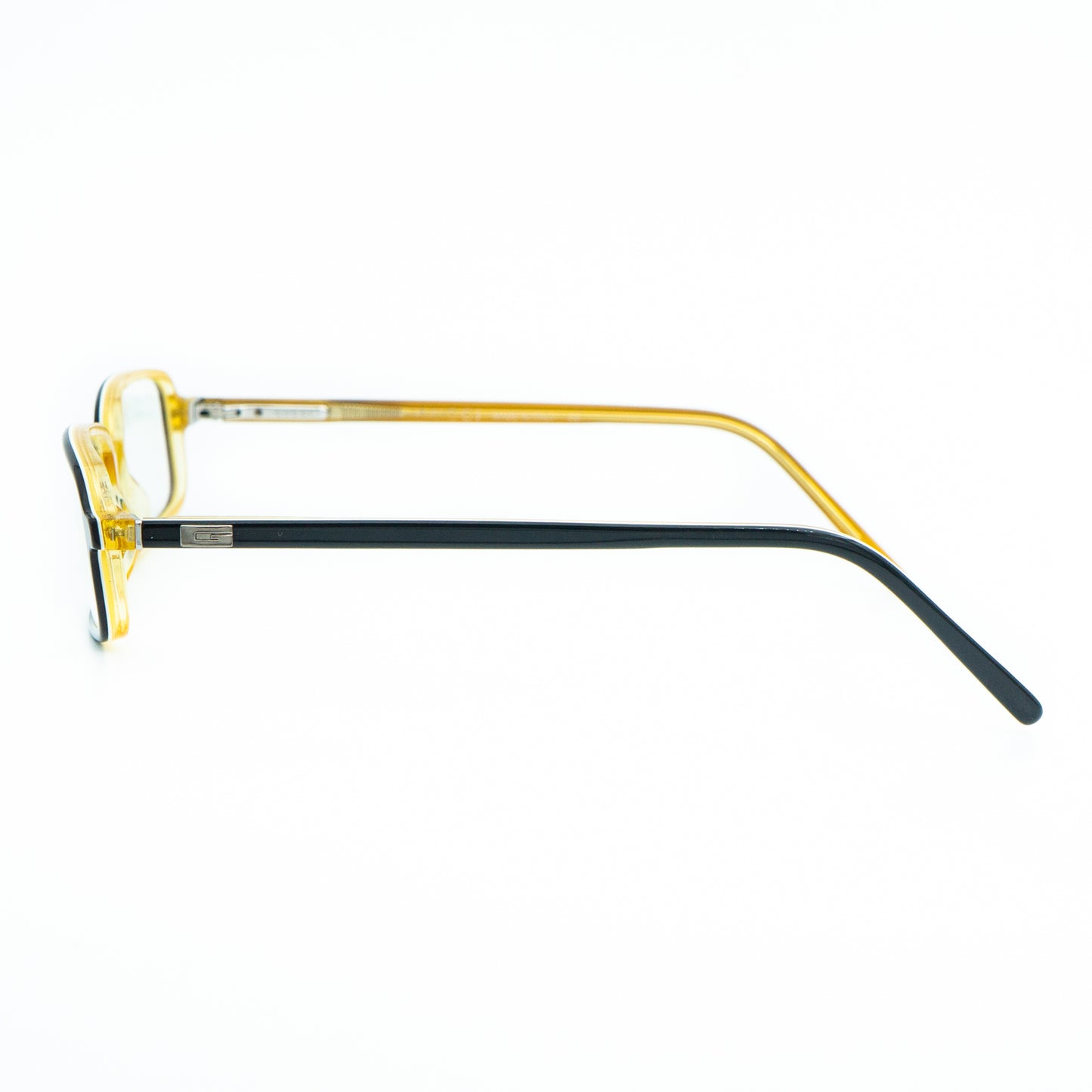 GUCCI GG 1412 Black Yellow Eyeglasses Frame Vintage