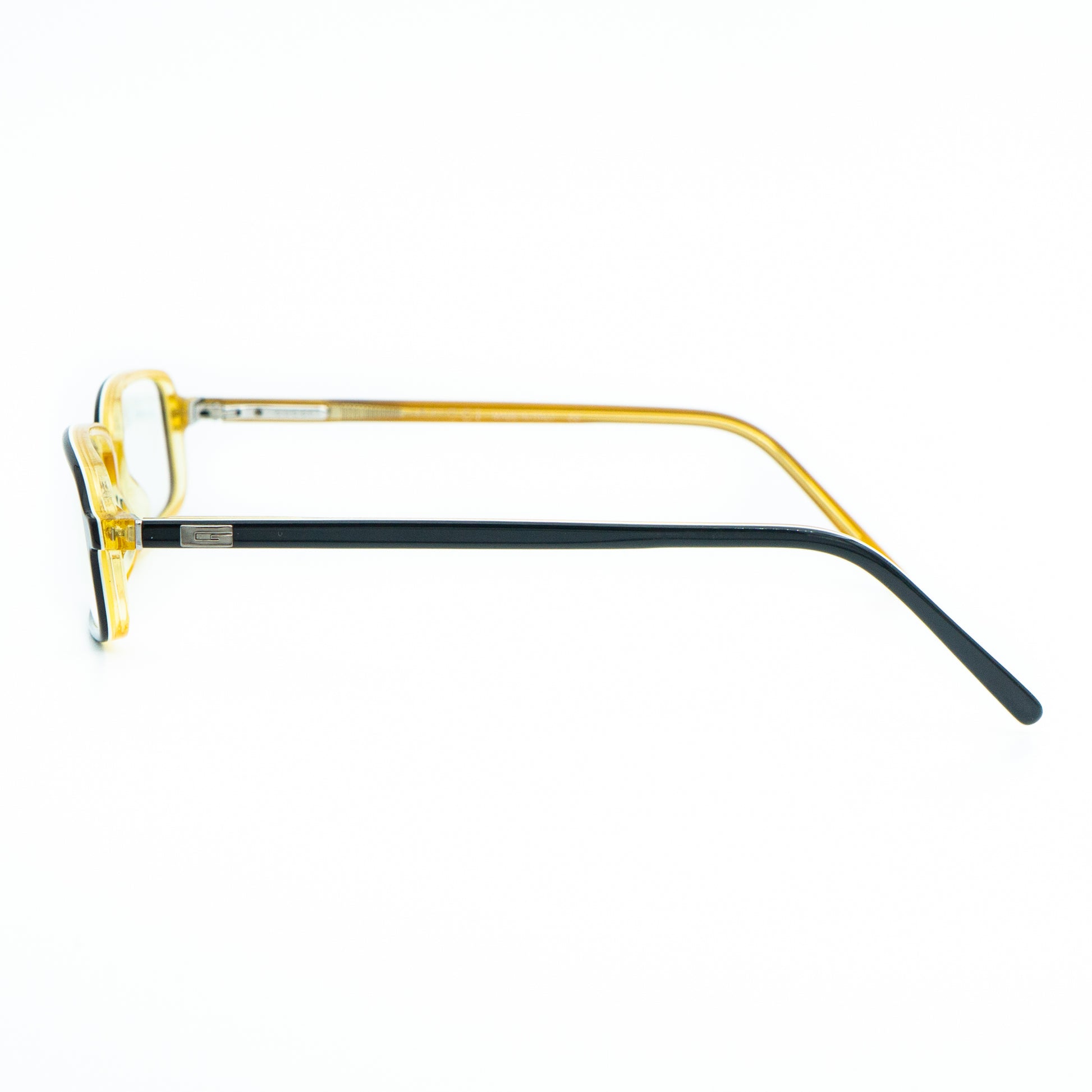 GUCCI GG 1412 Black Yellow Eyeglasses Frame Vintage