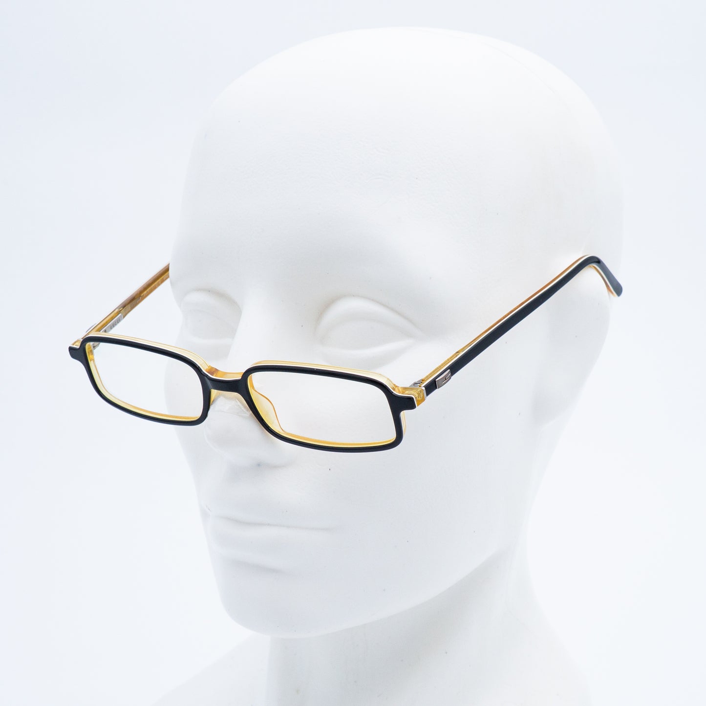 GUCCI GG 1412 Black Yellow Eyeglasses Frame Vintage