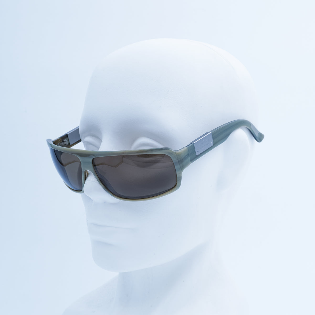 GUCCI GG 1561 Silver Mask Sunglasses Vintage