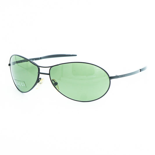 GUCCI GG 1662/S Green Oval Sunglasses Vintage