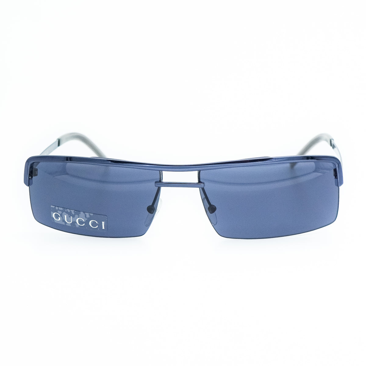 GUCCI GG 1679 Rimless Blue Sunglasses Vintage