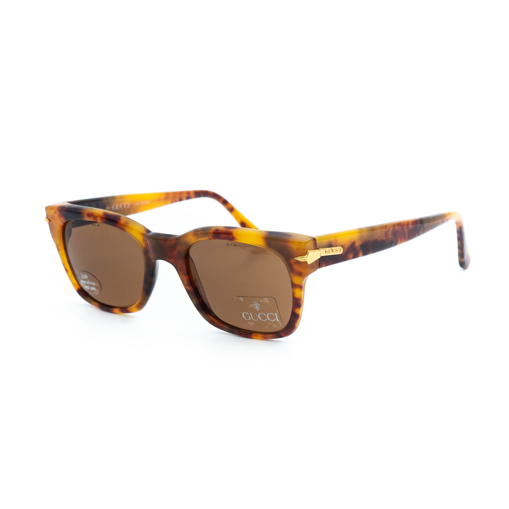 GUCCI GG 2155 Brown Tortoise Sunglasses Vintage