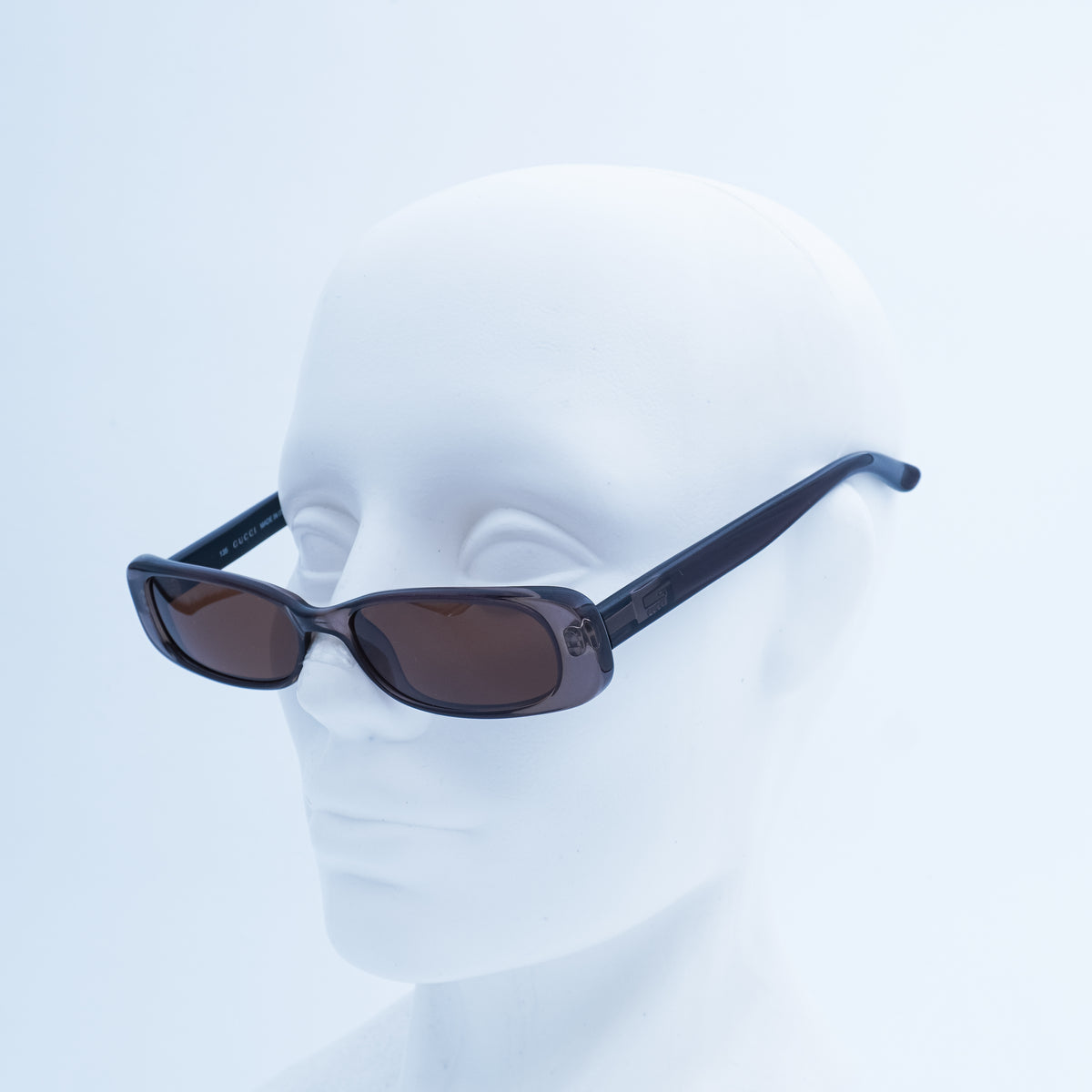 GUCCI GG 2443 Brown Narrow Sunglasses Vintage