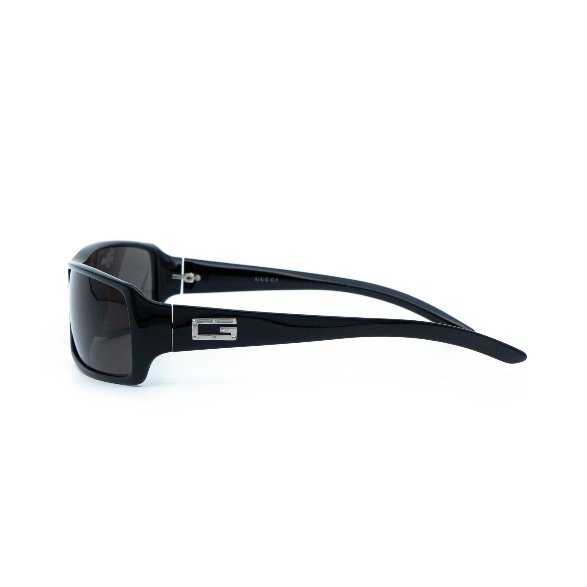 GUCCI GG 2515 black rectangular vintage sunglasses