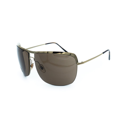GUCCI GG 2795/S Gold Brown Metal Oversized Sunglasses Vintage
