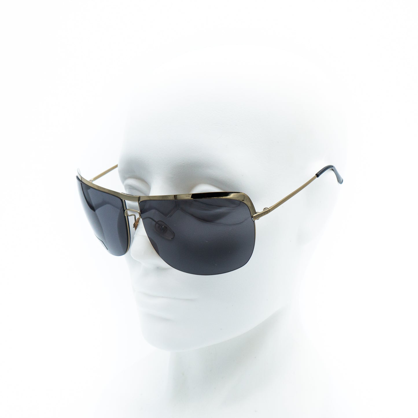 GUCCI GG 2795/S Gold Metal Oversized Sunglasses Vintage