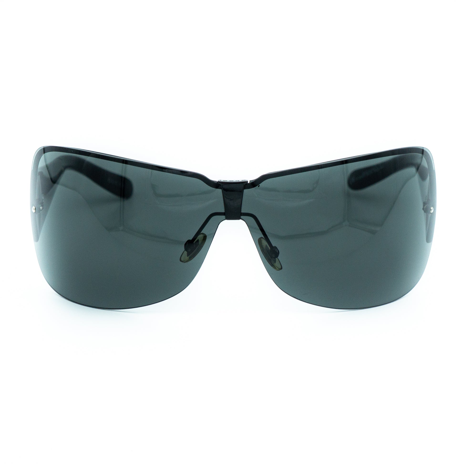 GUCCI GG 2828 Black Shield Mask Sunglasses Vintage