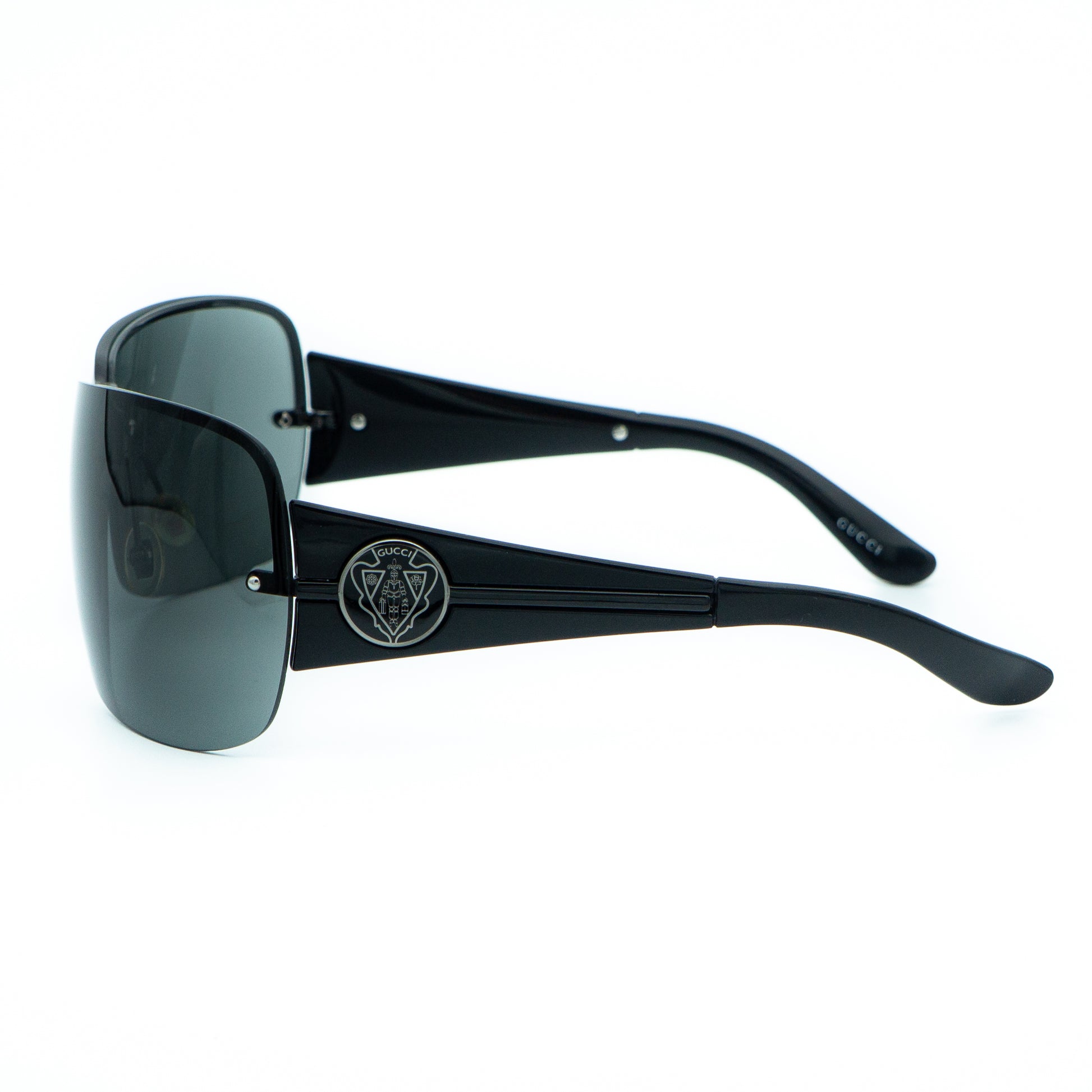GUCCI GG 2828 Black Shield Mask Sunglasses Vintage