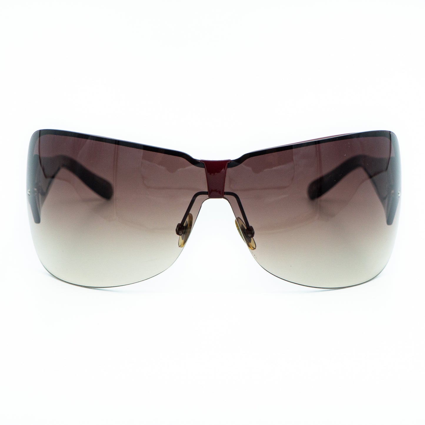 GUCCI GG 2828 Red Shield Mask Sunglasses Vintage
