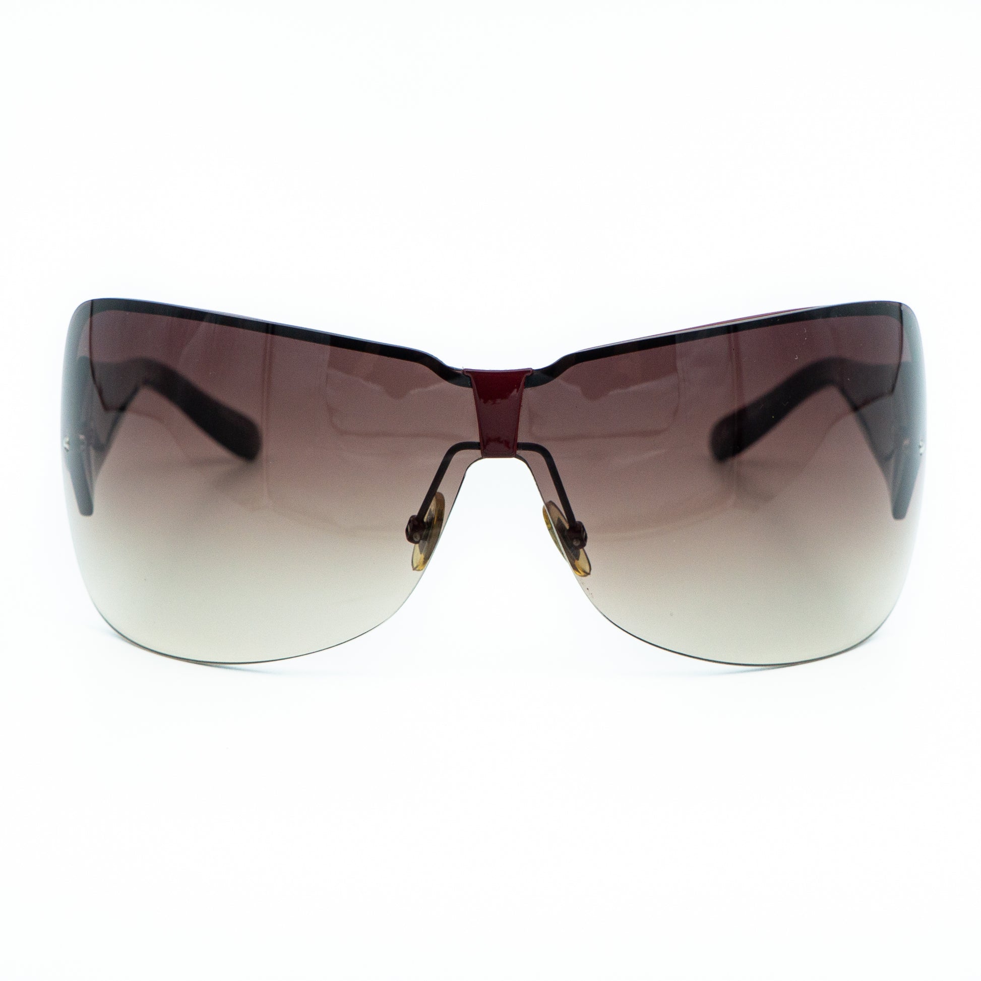 GUCCI GG 2828 Red Shield Mask Sunglasses Vintage