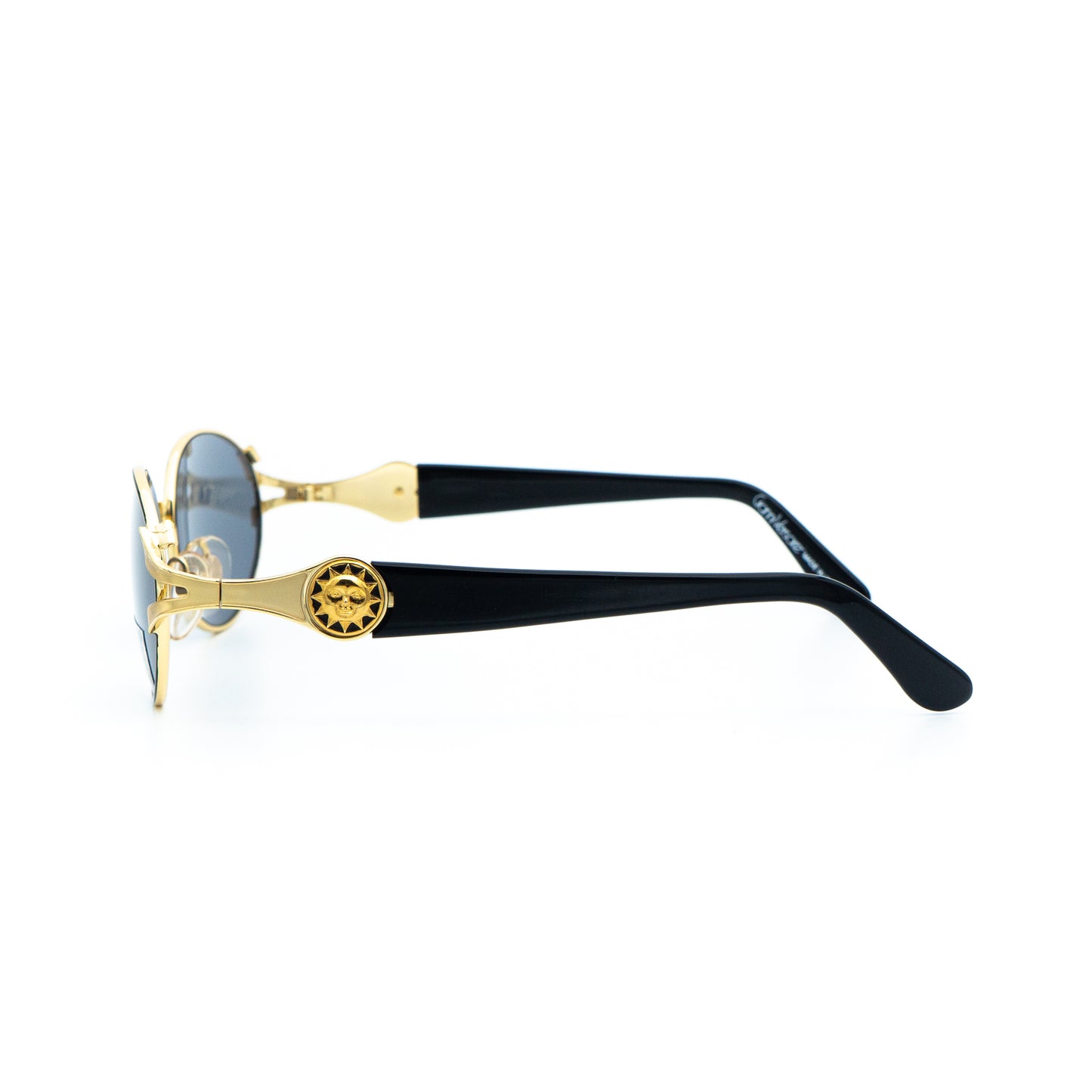 Gianni VERSACE mod 1231 Oval Gold Sunglasses Vintage