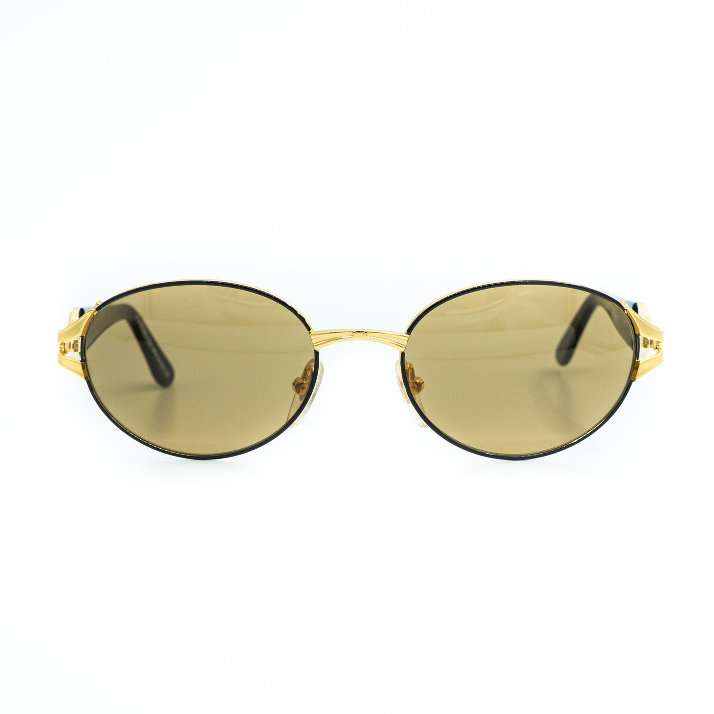 Gianni VERSACE mod 1231 Oval Gold Sunglasses Vintage