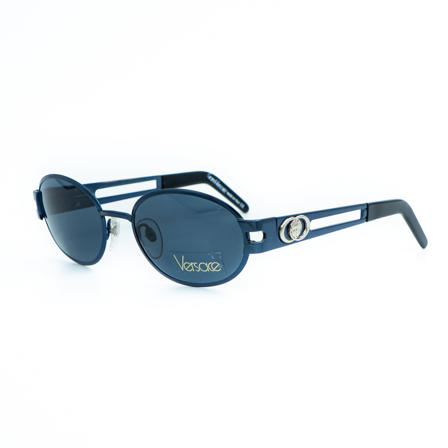 Gianni VERSACE mod 3121 Oval Blue Sunglasses Vintage