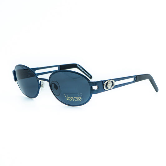Gianni VERSACE mod 3121 Oval Blue Sunglasses Vintage