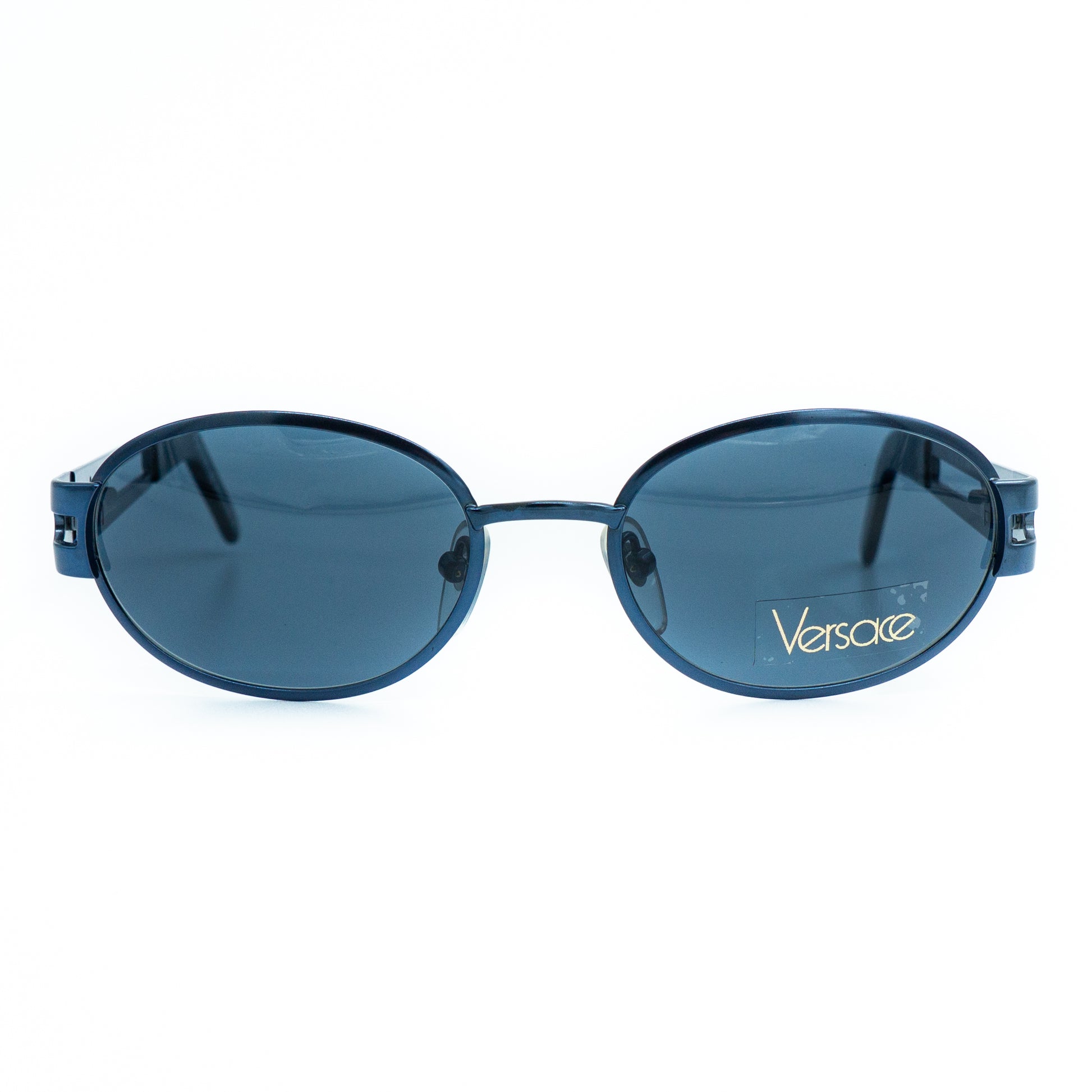 Gianni VERSACE mod 3121 Oval Blue Sunglasses Vintage