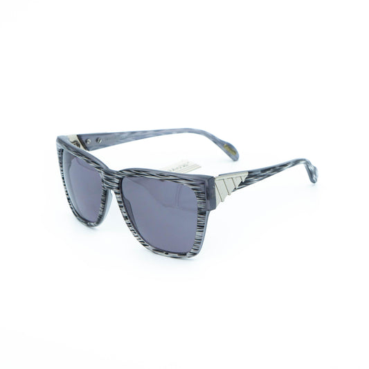 Gianni Versace Mod 486 Oversized Silver Sunglasses Vintage
