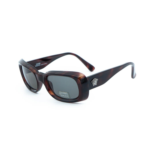Gianni Versace Mod 493 Medusa Brown Sunglasses Vintage