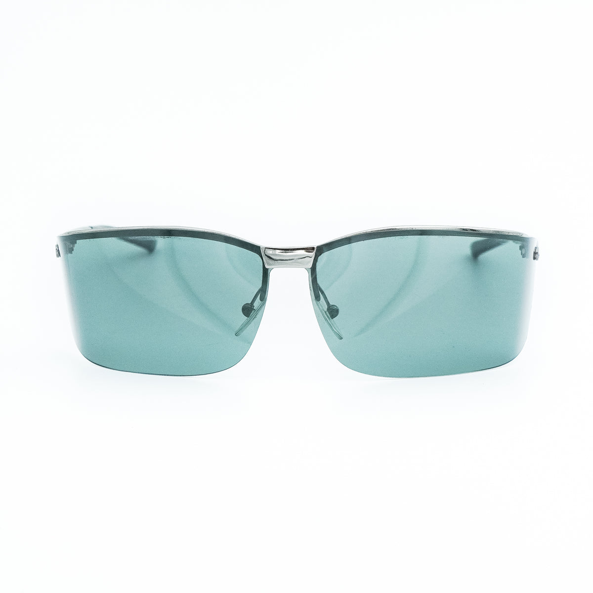 Gucci GG 1712 Rimless Silver Sunglasses Vintage
