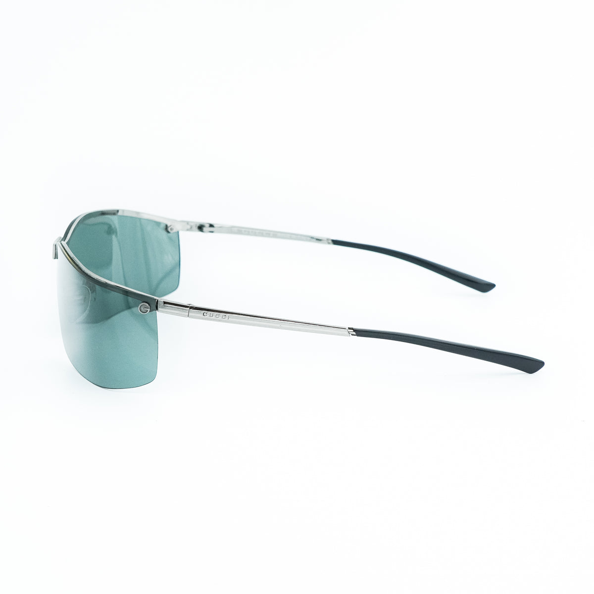 Gucci GG 1712 Rimless Silver Sunglasses Vintage