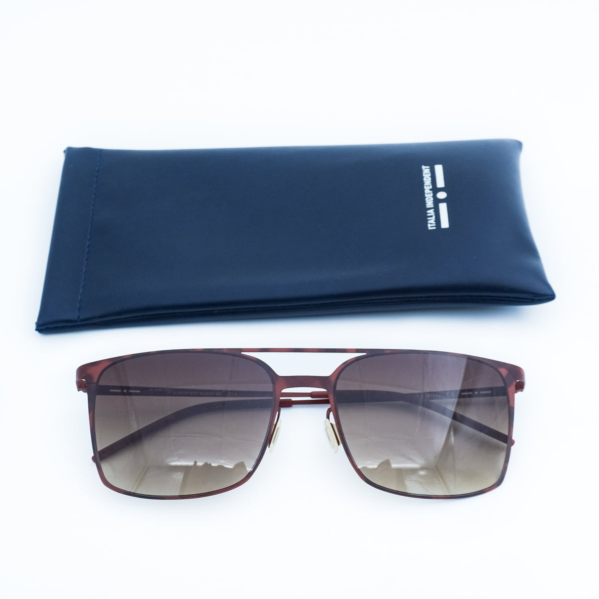 Italia Independent 0212 Brown Lightweight Sunglasses