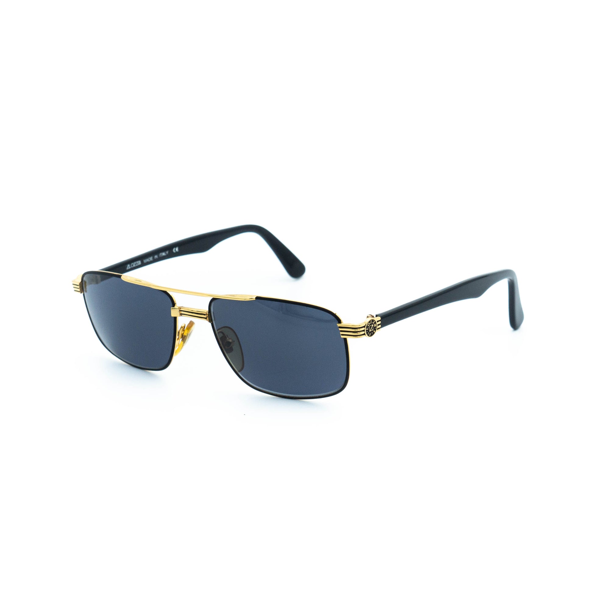 LOZZA LS 2049 Black Gold Sunglasses Vintage