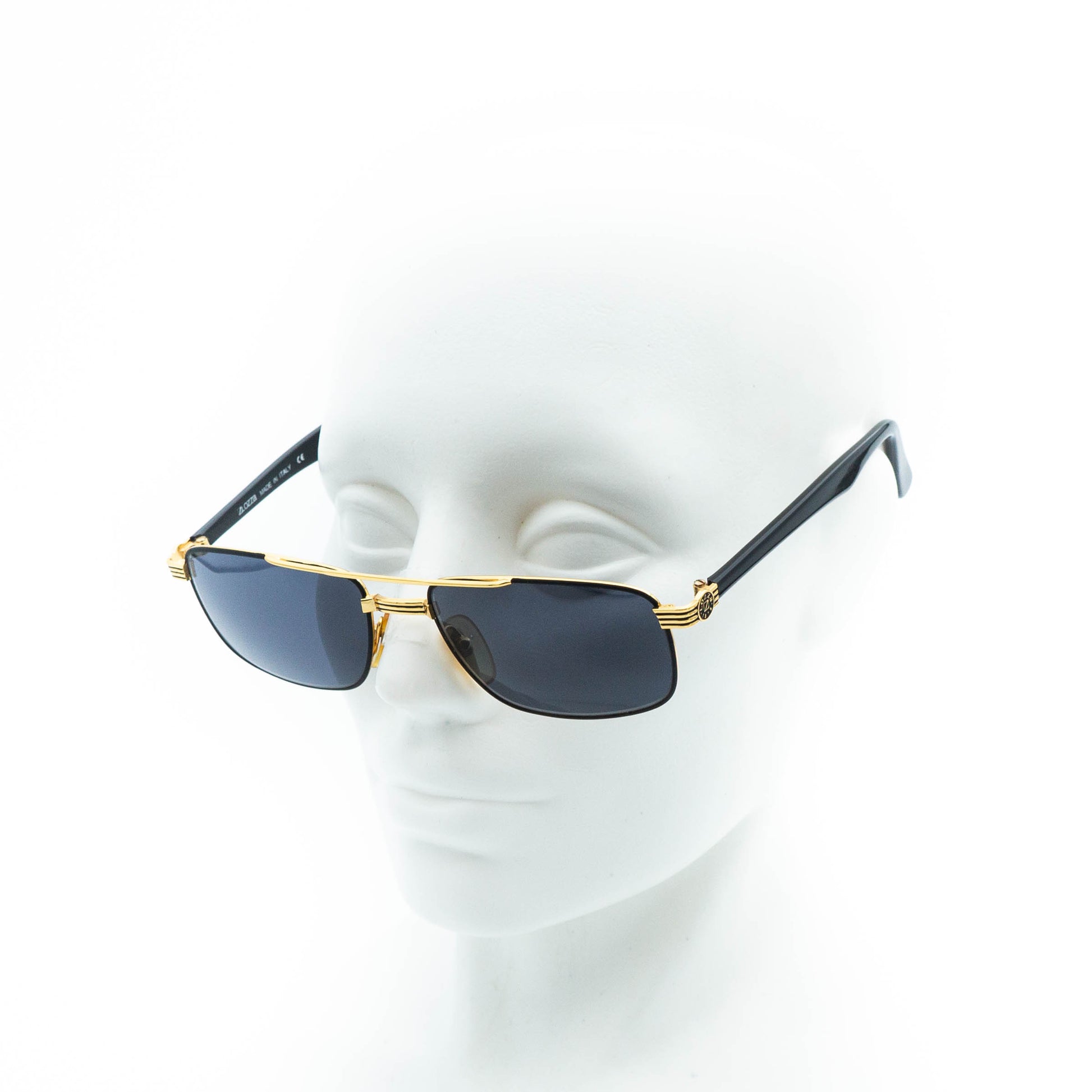 LOZZA LS 2049 Black Gold Sunglasses Vintage