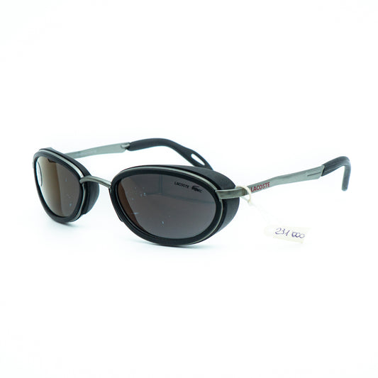 Lacoste Sport 1515 Black Oval Sunglasses Vintage