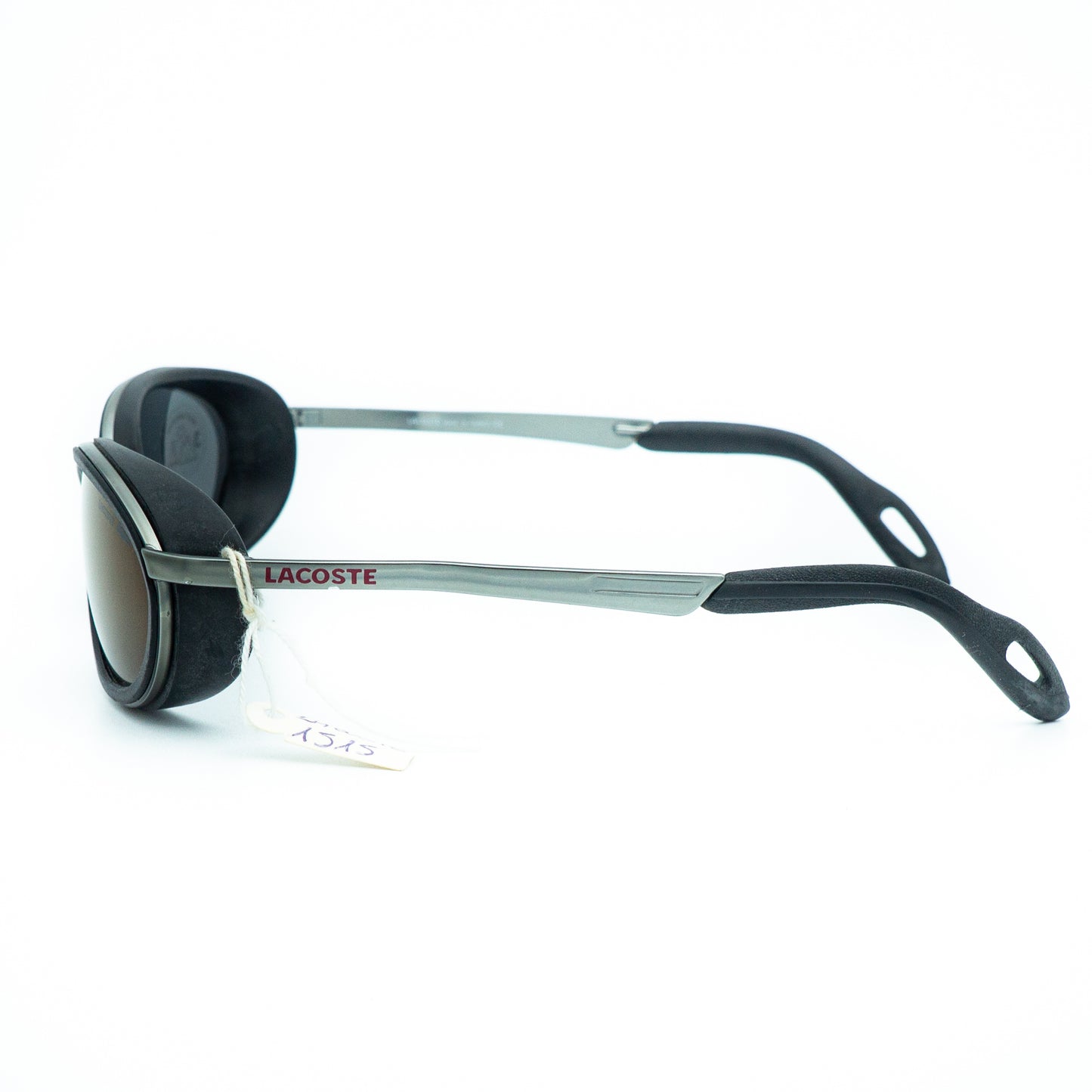 Lacoste Sport 1515 Black Oval Sunglasses Vintage