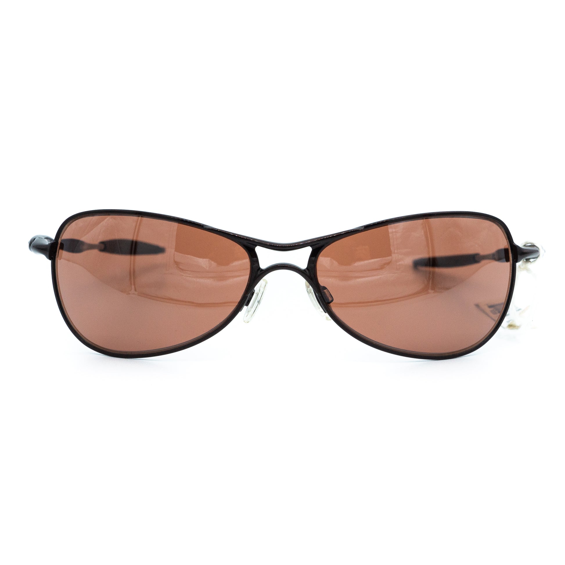 Oakley Crosshair S Brown Metal Sunglasses Vintage