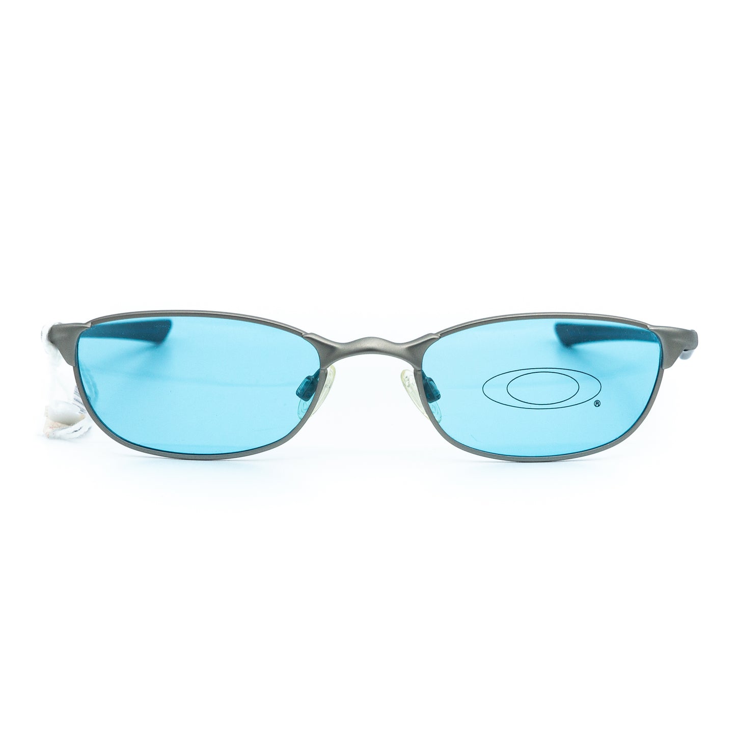 Oakley Off Line 6.0 Silver Blue Sunglasses Vintage