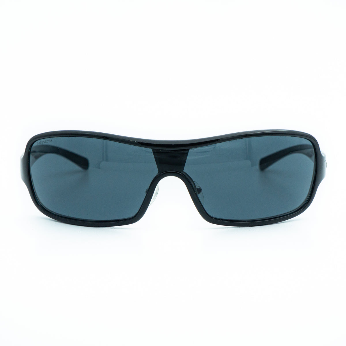 PRADA SPR10D Shield Mask Black Sunglasses Vintage