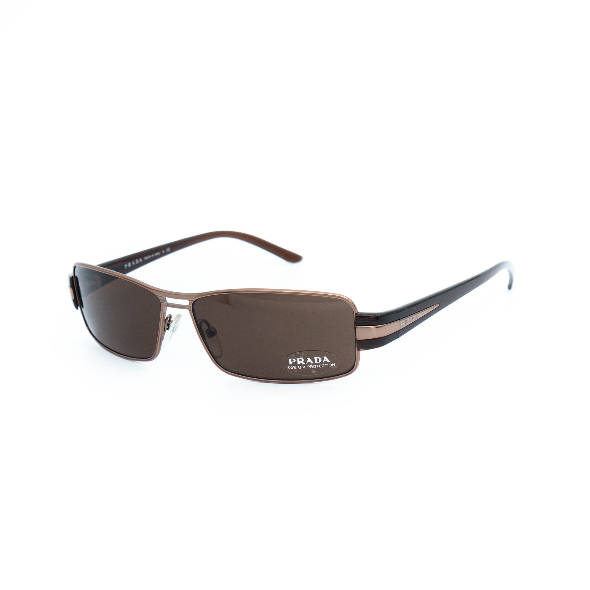 PRADA SPR50H Bronze Brown Sunglasses Vintage