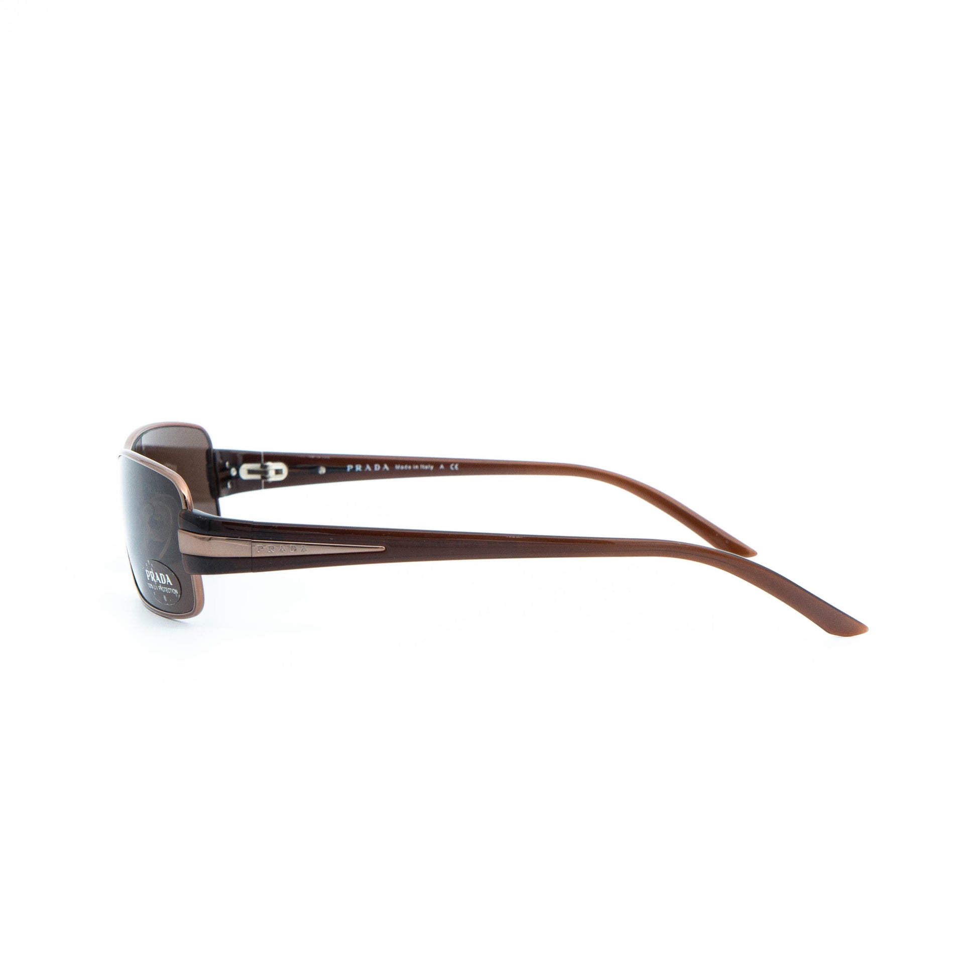 PRADA SPR50H Bronze Brown Sunglasses Vintage