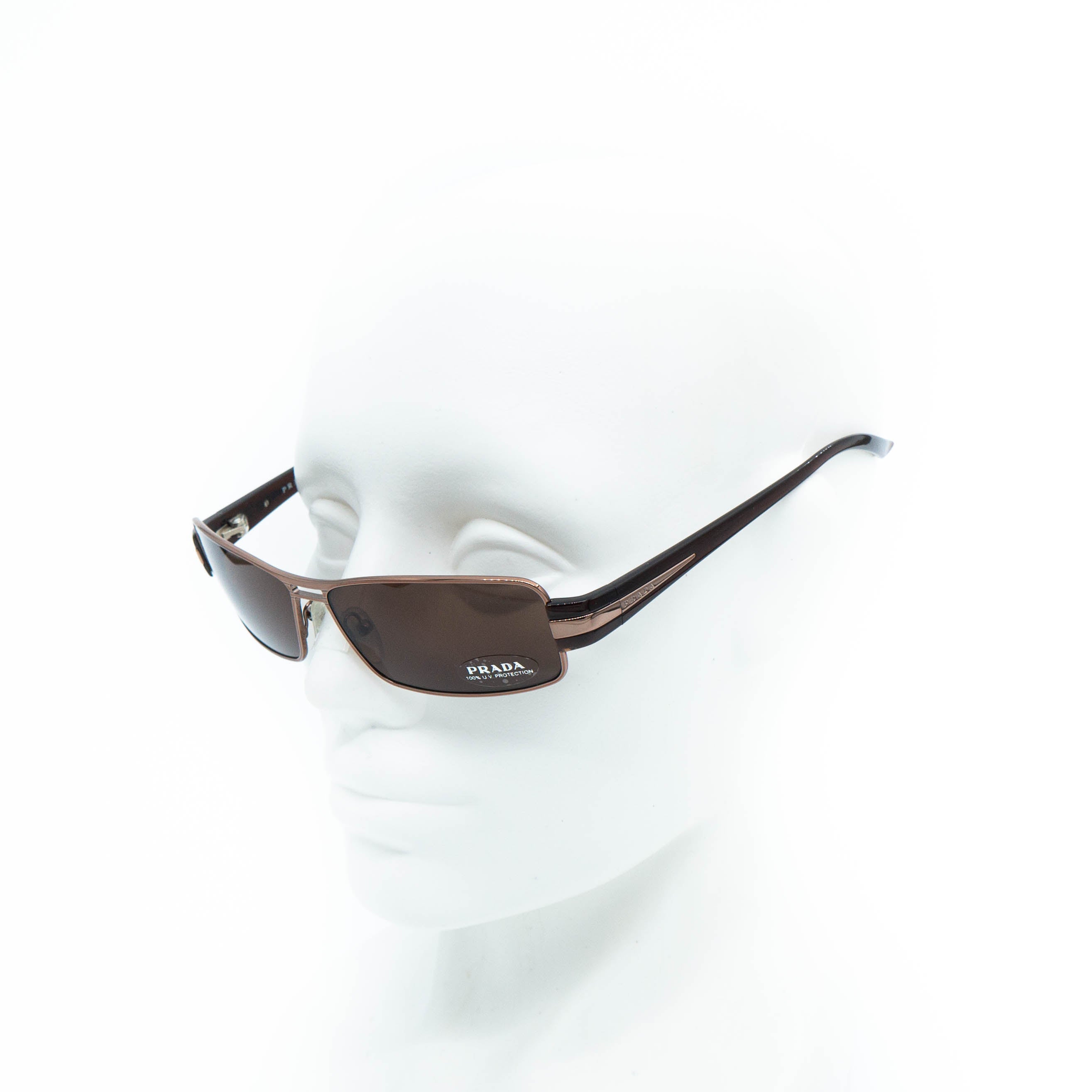 PRADA SPR50H Bronze Brown Sunglasses Vintage – LAVINTA