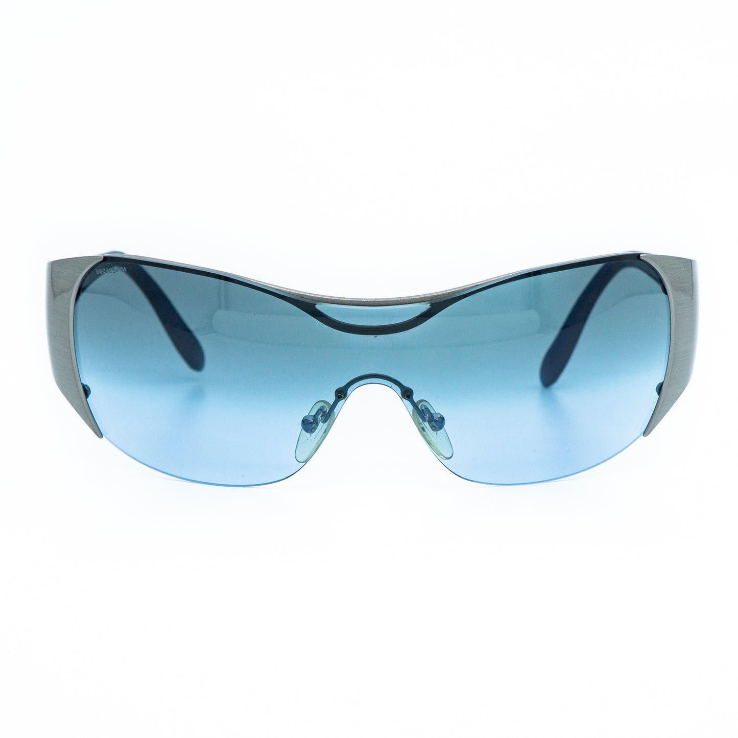 PRADA SPR53G Shield Mask Blue Sunglasses Vintage