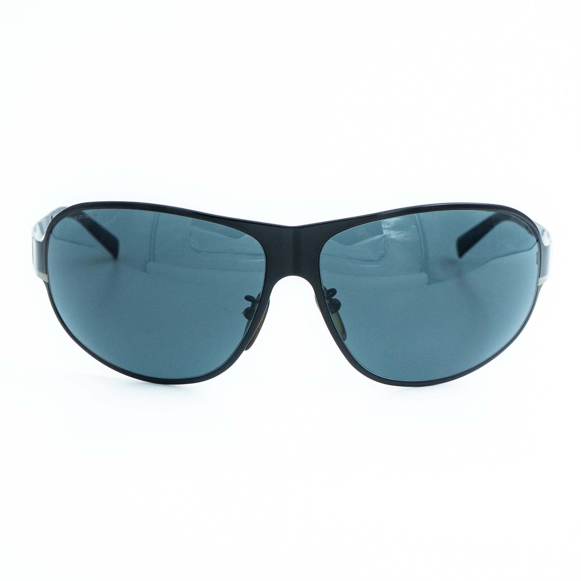 PRADA SPR55F Mask Black Sunglasses Vintage