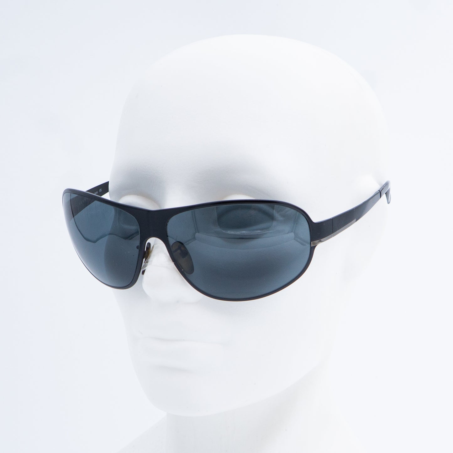 PRADA SPR55F Mask Black Sunglasses Vintage