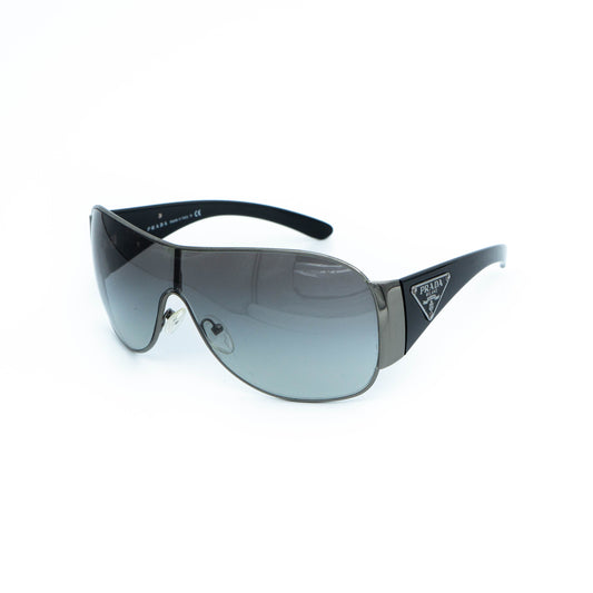PRADA SPR57L Women Shield Mask Black Sunglasses Vintage