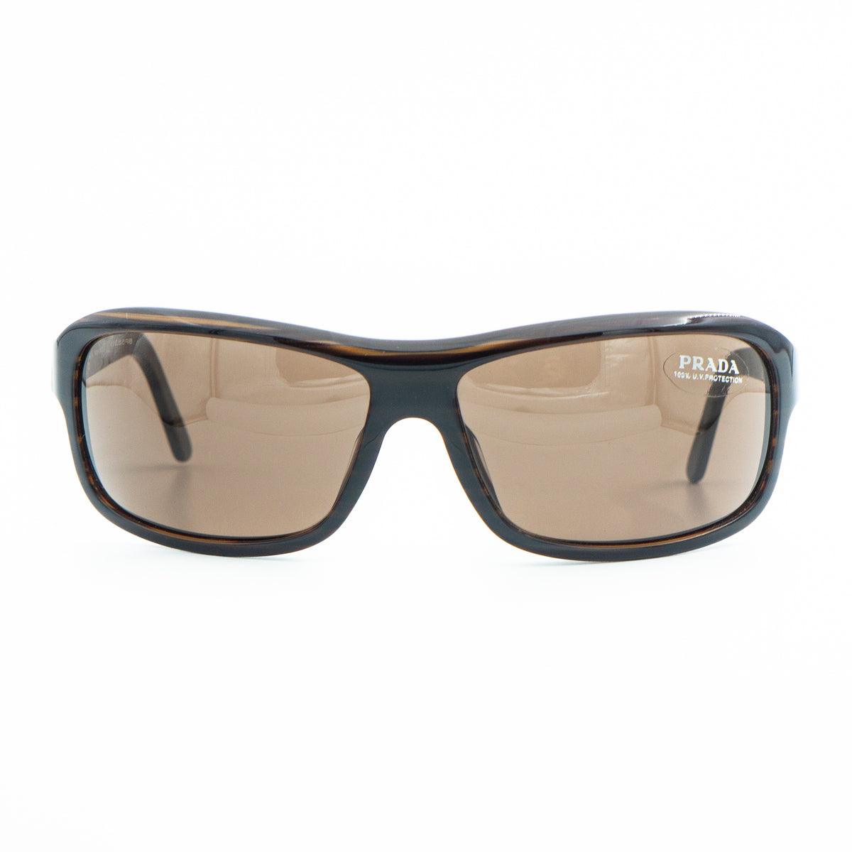 PRADA SPR 02I Brown Sunglasses Vintage