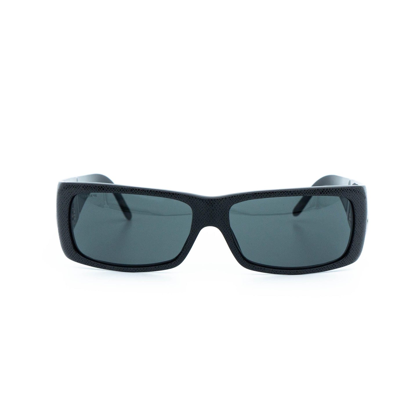 PRADA SPR 11H black rectangular vintage sunglasses